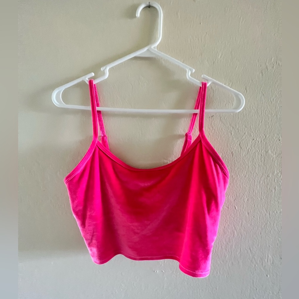 Victoria’s Secret PINK Velvet Sports Bra/ Crop Top